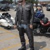 Hot Leathers JKM1028 Men's Black Leather Motorcycle style Biker Jacket with Zip Out Lining