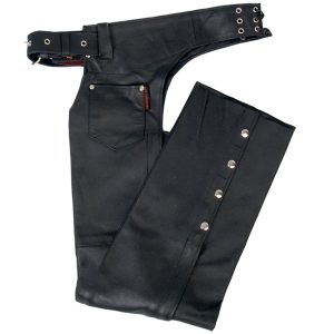 CHM1001 - Hot Leathers Best Selling Fully Lined Unisex Leather Chaps