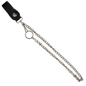 Hot Leathers Wallet Chain with Leather Loop