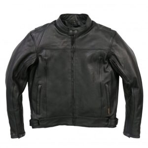 Hot Leathers Men’s Leather Vented Scooter Jacket