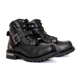 Hot Leathers Men's 6" Logger Boot with Buckle