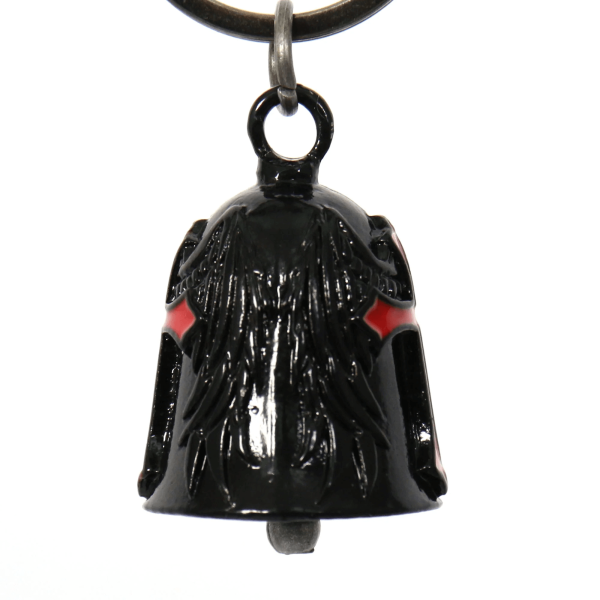 Hot Leathers Red Cross Wings Bell BEM1034