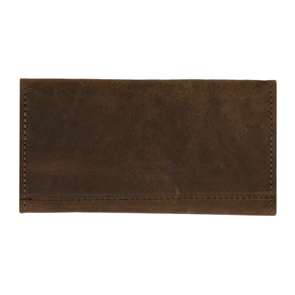 Hot Leathers Tri-Fold w 13 card slots Antique Brown Wallet-WLC2017-A01