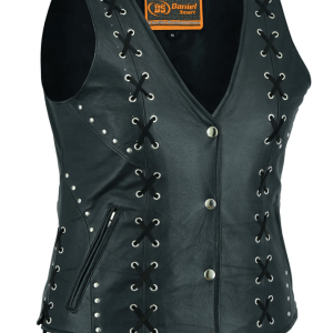 Women's Open neck Vest with Lacing Details