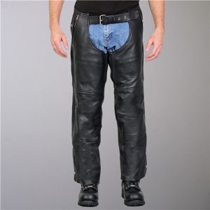 Hot Leathers 4 Pocket Chaps with Quilted Lining