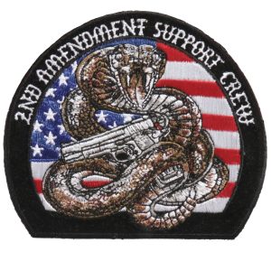 2nd Amendment Rattle Snake 4 x 3 Patch