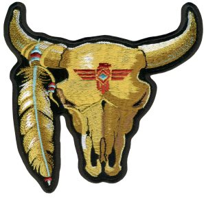 Cattle Skull 3 x 3 Patch