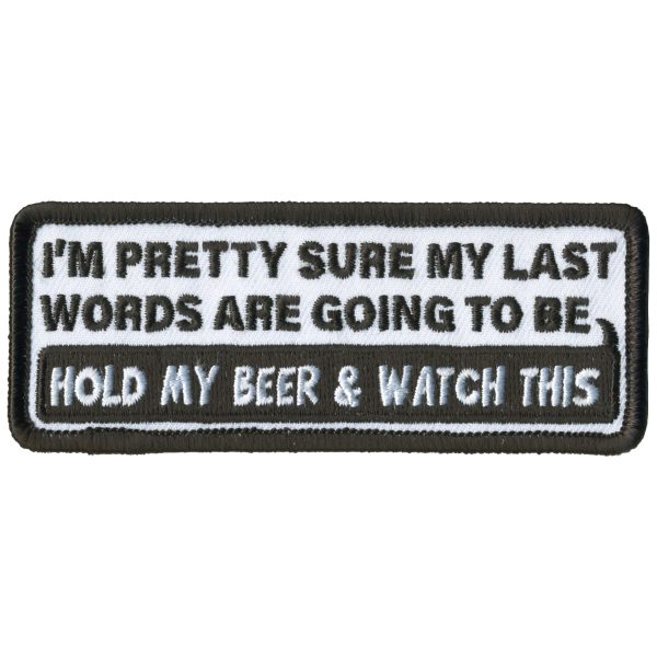 My Last Words 4x 2 Patch