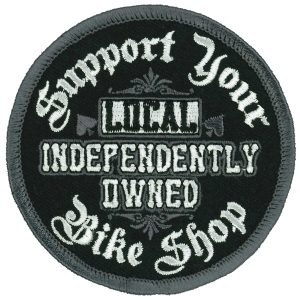 Support Your Local Bike Shop 3 X 3 Patch