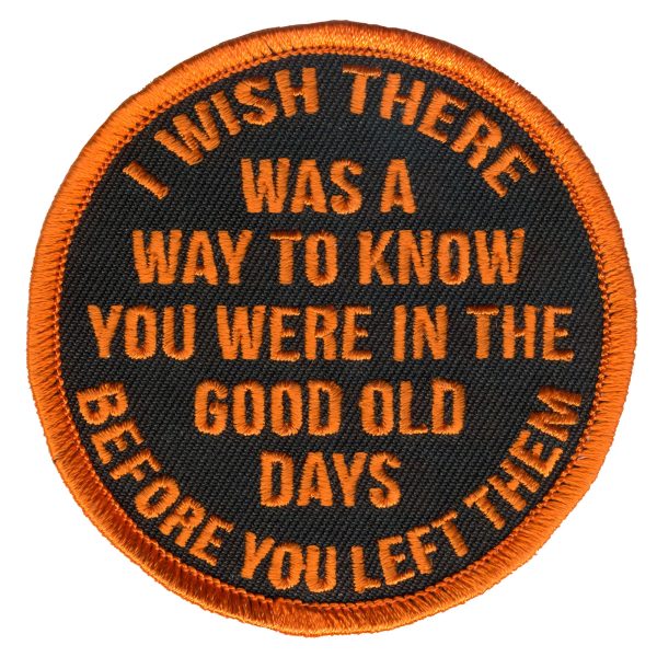 Good Old Days 3 X 3 Patch