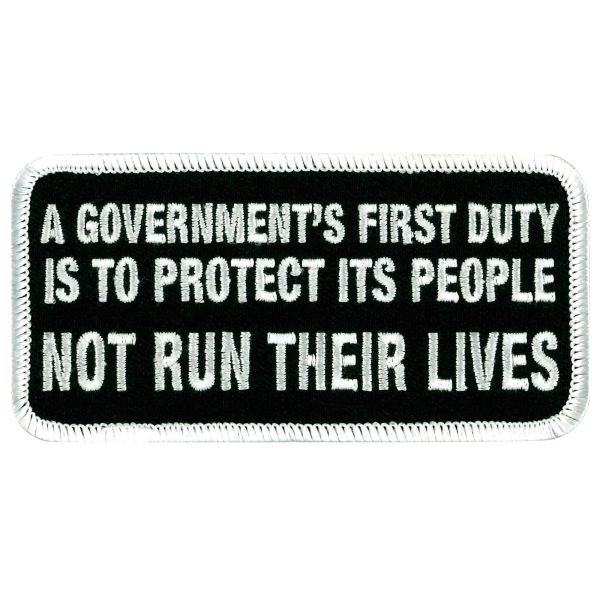 Government's First Duty Patch