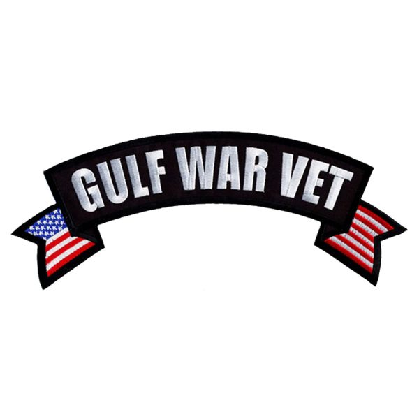 Gulf War Vet Banner 4 x 1 Patch