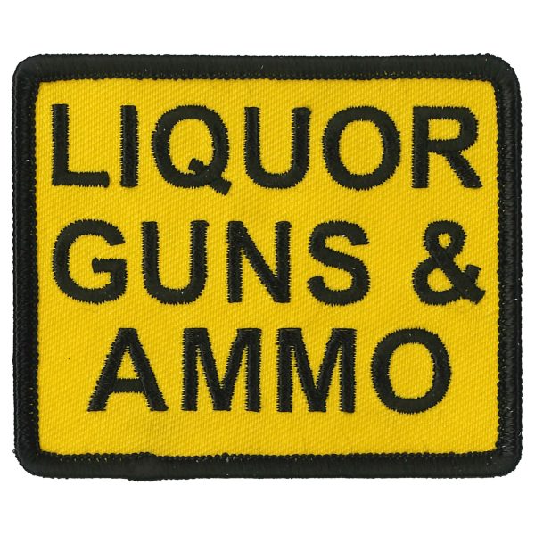 Liquor Guns Ammo 3x 3 Patch