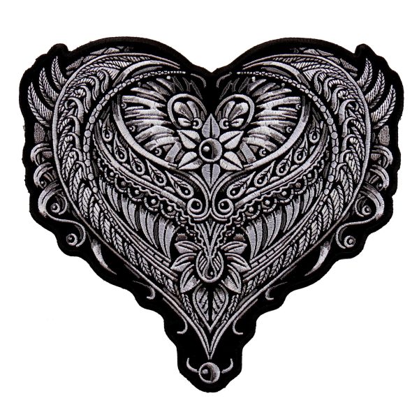Ornate Heart 8x8 Patch