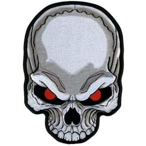 Skull Red Eyes 3x 4 Patch