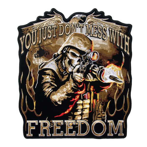 Skull Soldier 10 x 11 Patch