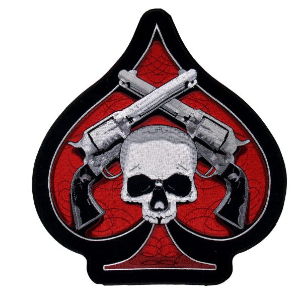 Skull and Pistols 10 x 11 Patch
