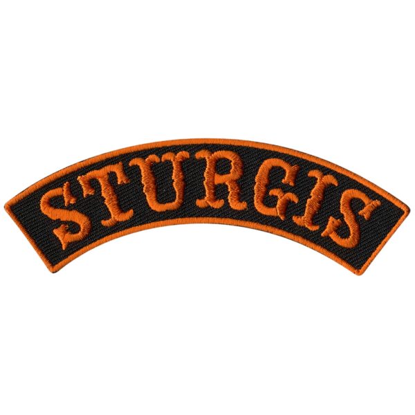 Sturgis 4” X 1” Top Rocker Patch