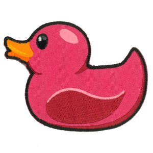 3 Pink Rubber Duck Patch