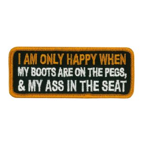 4 Boots On Peg Ass In Seat Patch