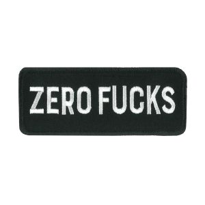 4 Zero F's Embroidered Patch
