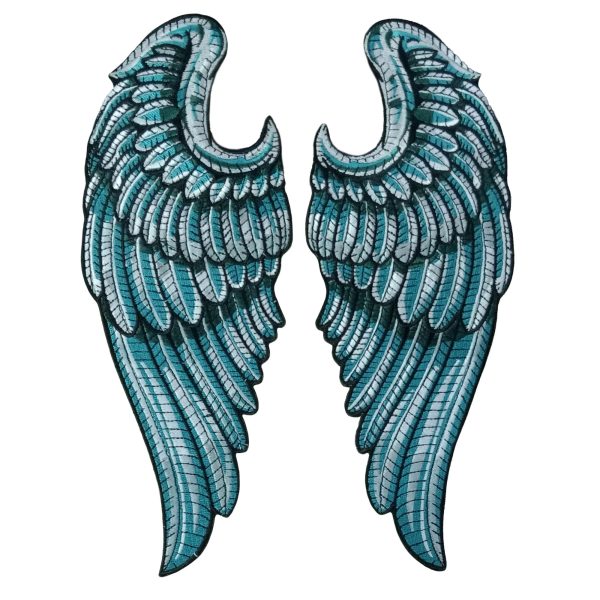 ANGEL WINGS 2 10 7.9 x 9.6 Embroidered Patch
