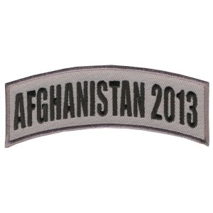 Afghanistan 2013 4 x 1 Patch