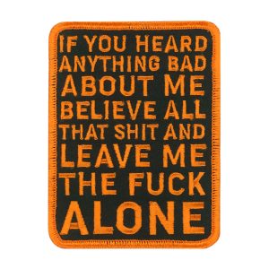 All About Me Embroidered Patch