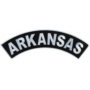 Arkansas 12” X 3” Top Rocker Patch