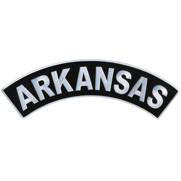 Arkansas 12” X 3” Top Rocker Patch