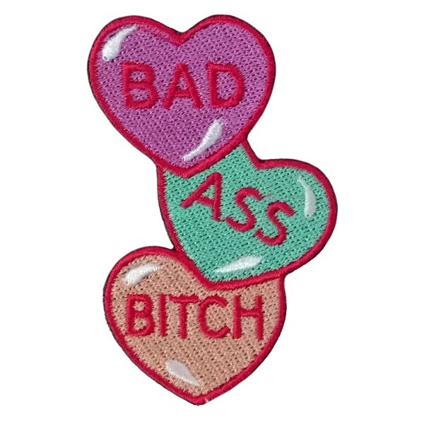 BAD ASS BITCH 2 x 3 Embroidered Patch