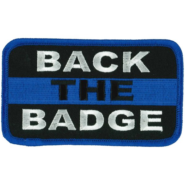 Back the Badge 4 X 3 Patch