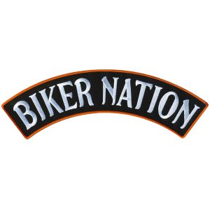 Biker Nation 12 X 3 Top Rocker Patch