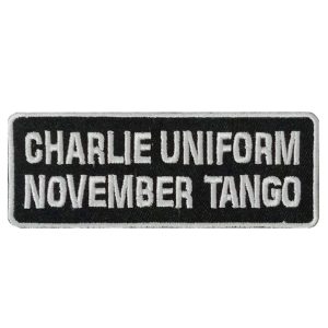 CHARLIE UNIFORM 4 x 1.5 Embroidered Patch