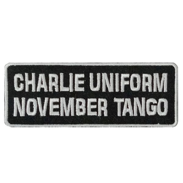 CHARLIE UNIFORM 4 x 1.5 Embroidered Patch