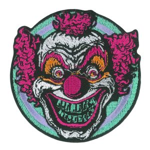 CLOWN PURPLE 3 x 3 Embroidered Patch