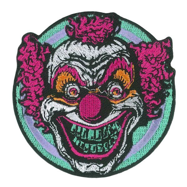 CLOWN PURPLE 3 x 3 Embroidered Patch