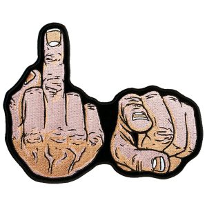 F.U. Hands 4 x 4 Patch