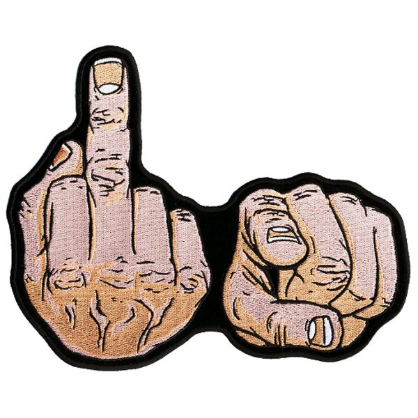 F.U. Hands 4 x 4 Patch