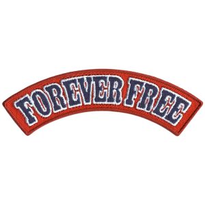 Forever Free 4 X 1 Top Rocker Patch