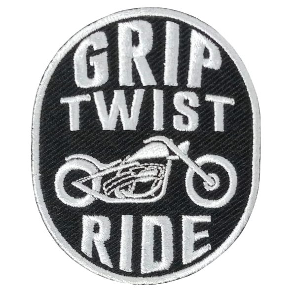 GRIP TWIST RIDE 3 x 3 Embroidered Patch