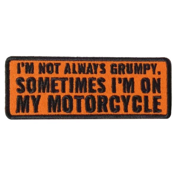 I'm Not Always Grumpy Patch
