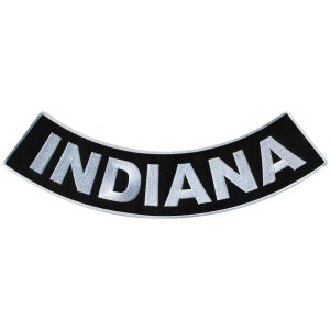 Indiana 12” X 3” Bottom Rocker Patch