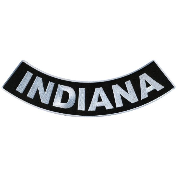 Indiana 12” X 3” Bottom Rocker Patch