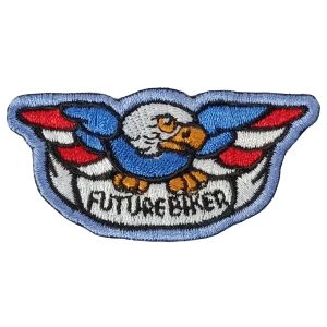 KID EAGLE BANNER 2.5 x 1.2 Embroidered Patch