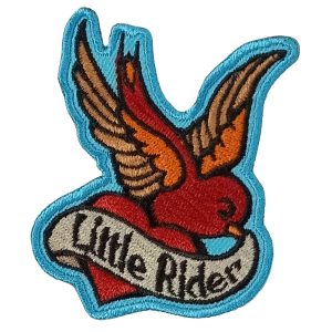 KID RIDER BIRD 1.96 x 2.5 Embroidered Patch
