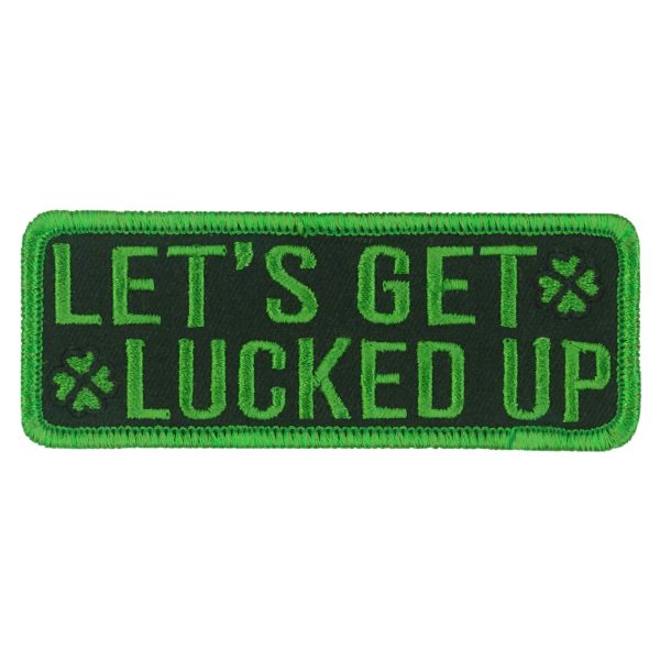 LETS GET 4 x 1.5 Embroidered Patch