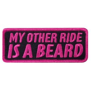 MY OTHER RIDE 4 x 1.5 Embroidered Patch