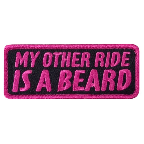 MY OTHER RIDE 4 x 1.5 Embroidered Patch