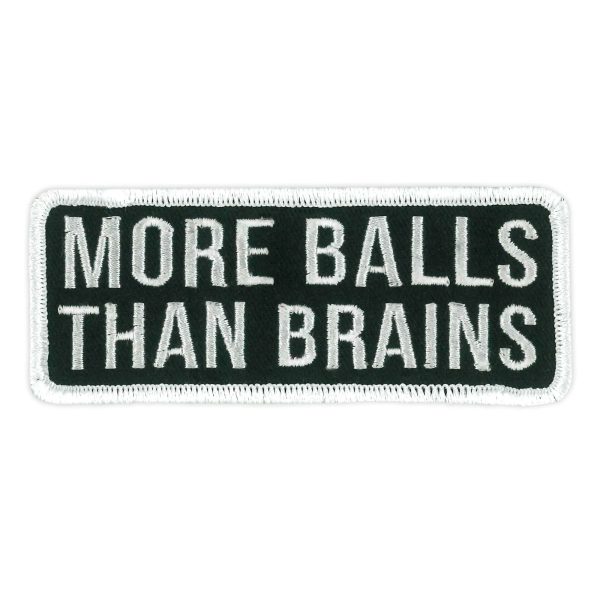 More Balls Embroidered Patch
